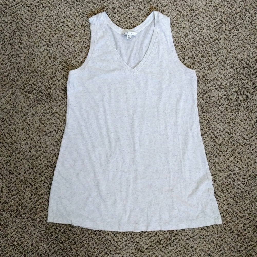 LAST CHANCE  NWOT CAbi Gray Tank Top