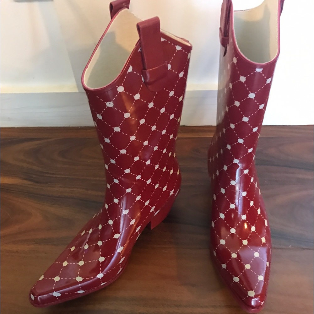 Stadium stomper rain boots size 9
