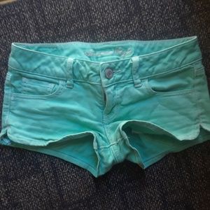 Mint summer shorts