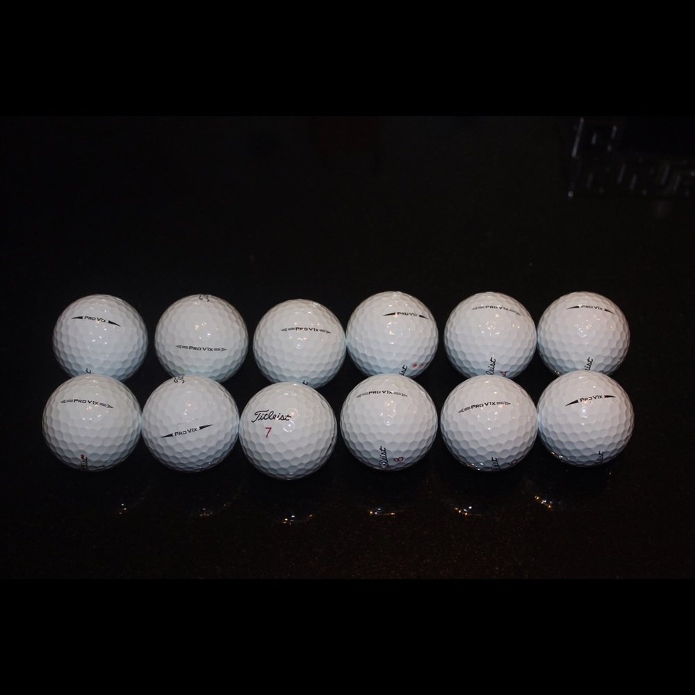 12 Mint Titleist Pro V1X Golf Balls