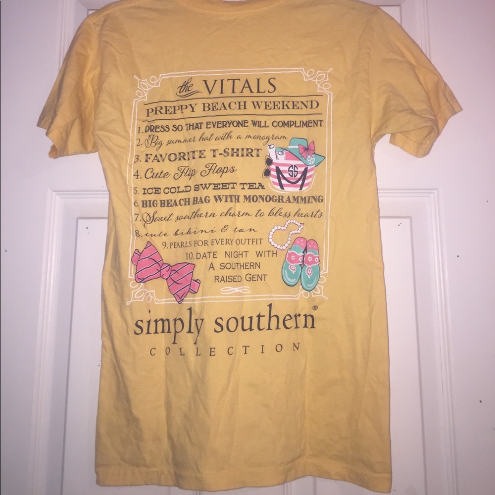 Small Simply Southern Preppy Beach Weekend Tee