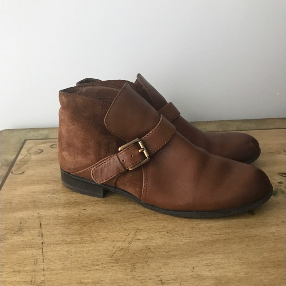 Franco Sarto Leather Booties
