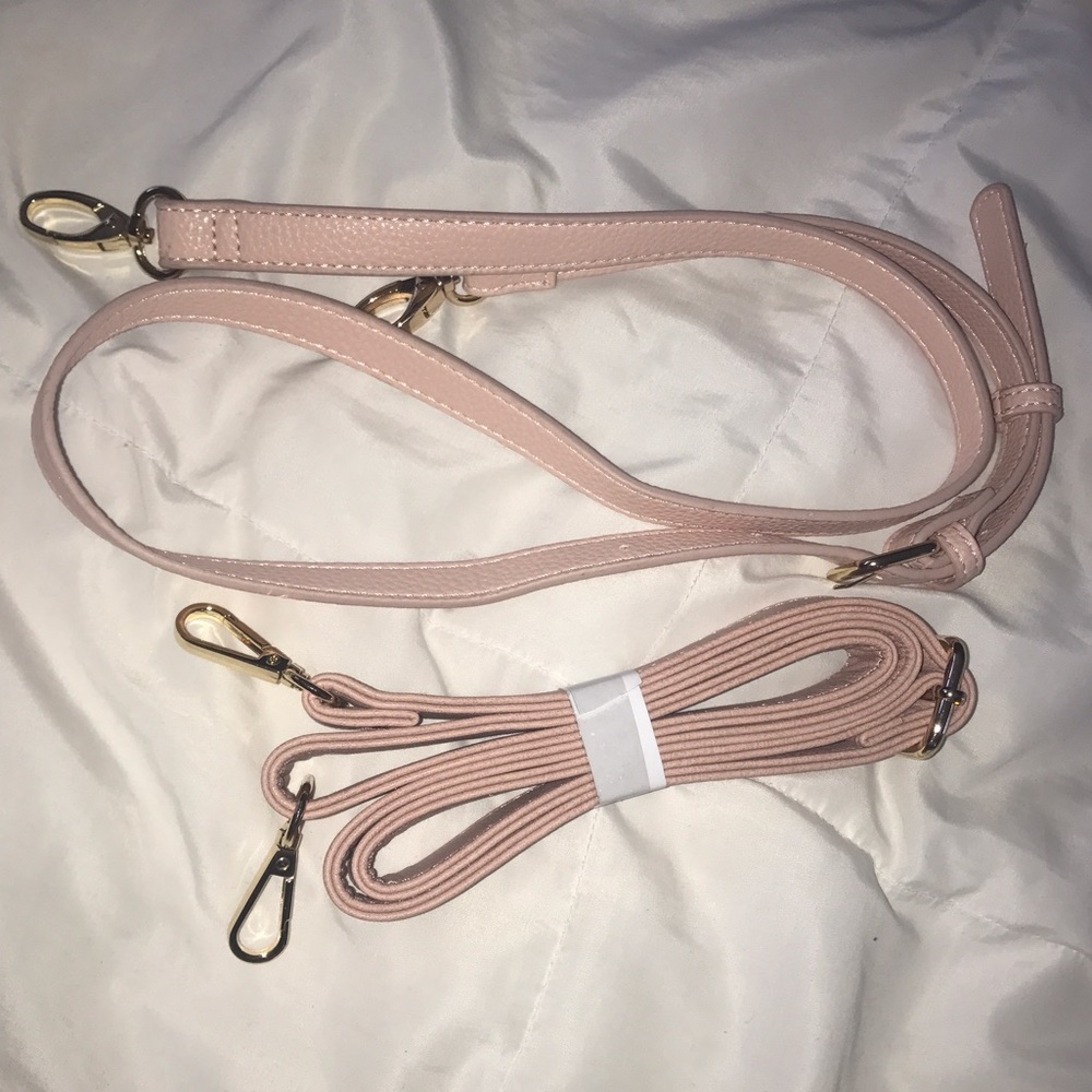 Extra Rose gold adjustable bag straps