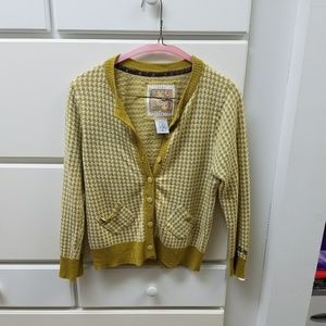 Billabong Gold and White Cardigan