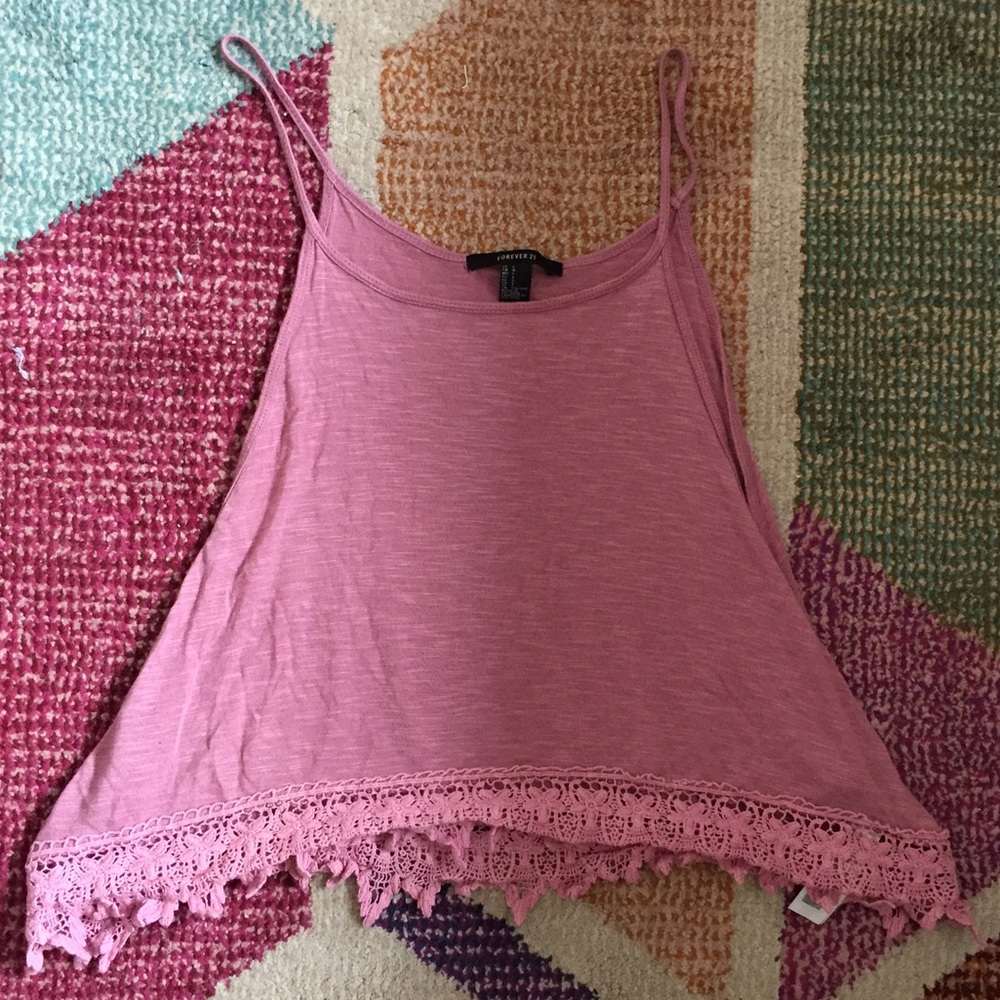 cute mauve tank top