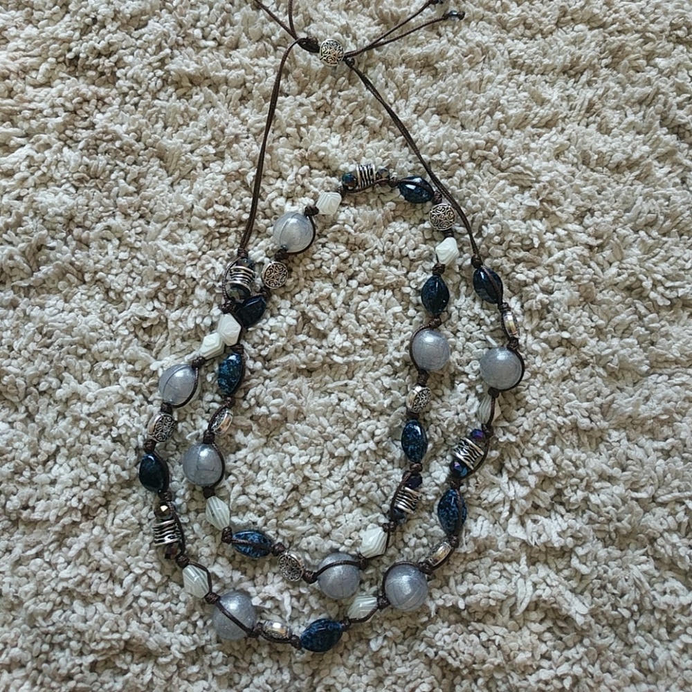 Premier design jewelry chambray necklace