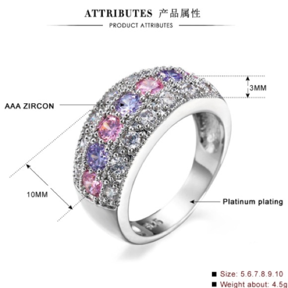 Cubic Zirconia Ring - Picture 5 of 5