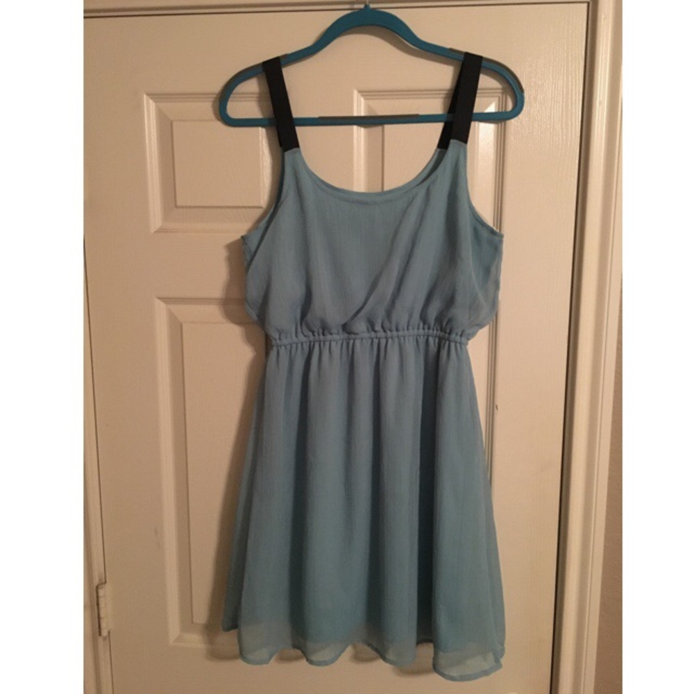 Light blue tank top dress