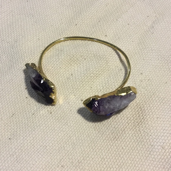 Dara Ettinger Jemma cuff geode bracelet - Picture 4 of 4