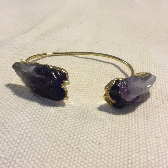 Dara Ettinger Jemma cuff geode bracelet - Picture 2 of 4