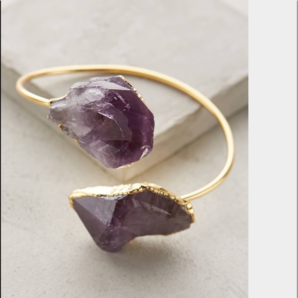 Dara Ettinger Jemma cuff geode bracelet - Picture 1 of 4