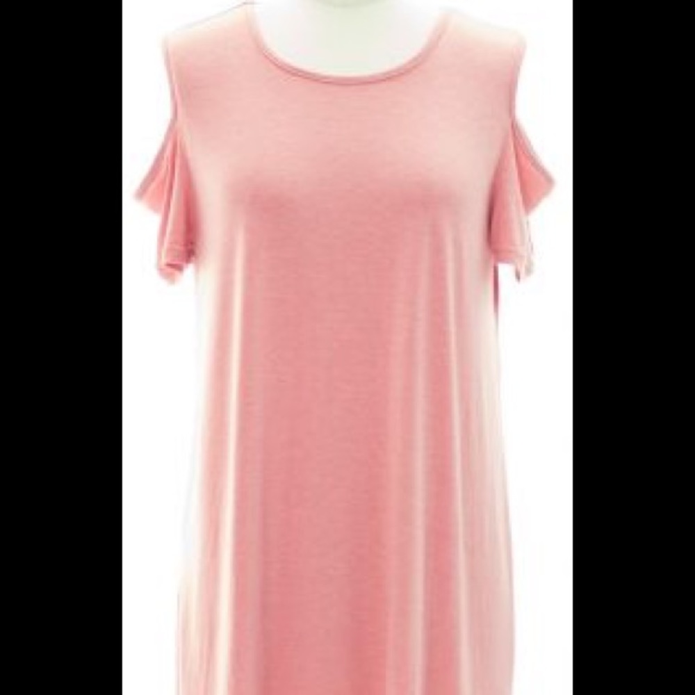 Tunic dress with shoulders out