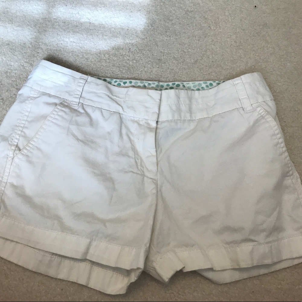 White size 2 Jcrew 3" chino short