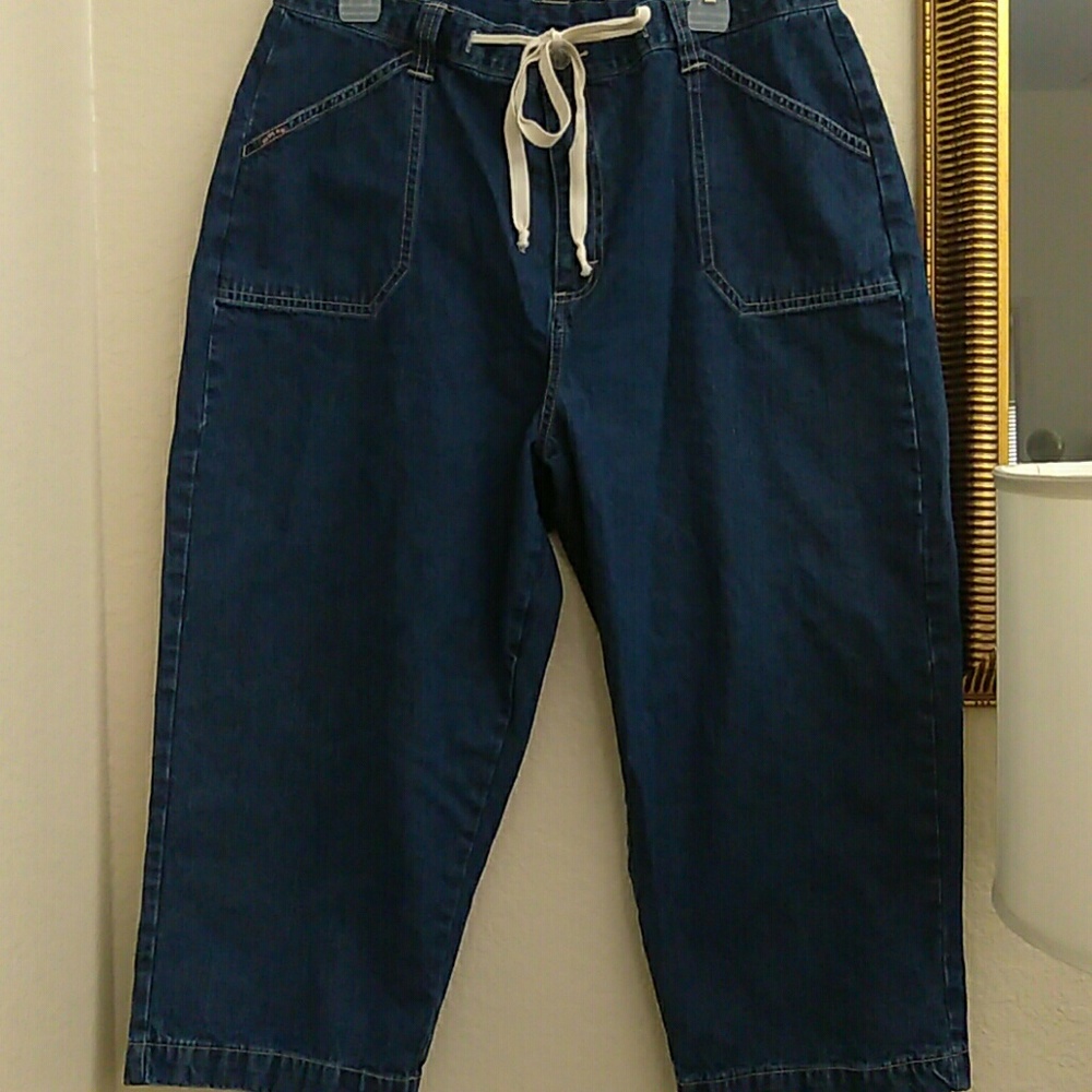 💕RIDER CROPPED JEANS💕