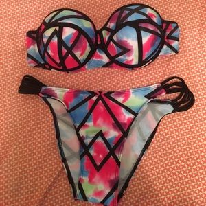 Tye dye bikini set