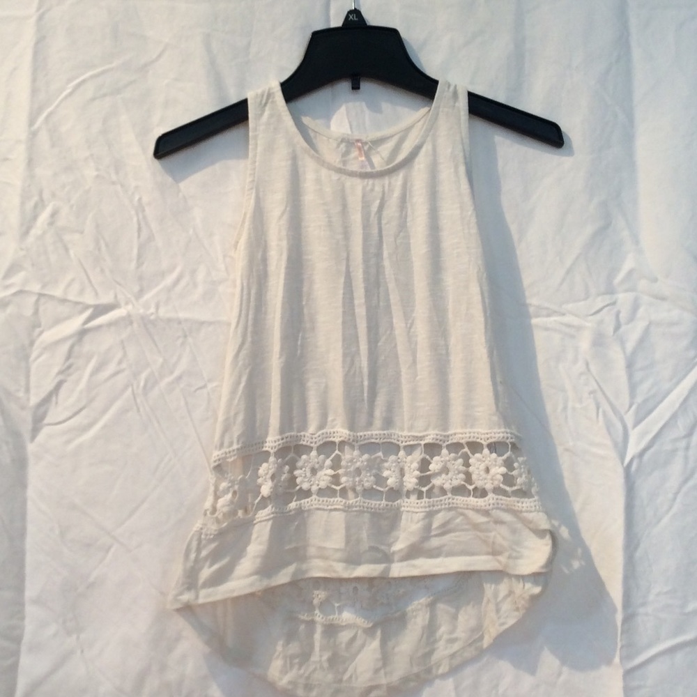 Cream colored tank top
