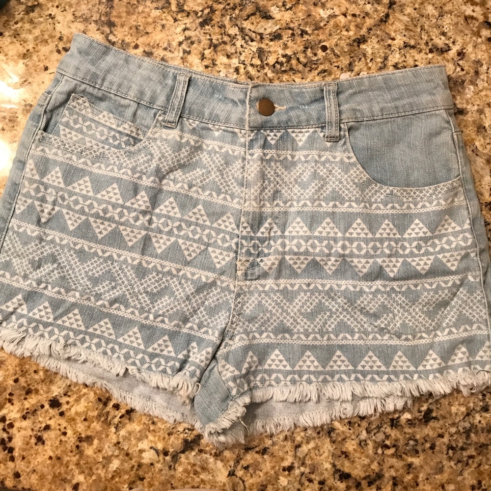 High waisted shorts
