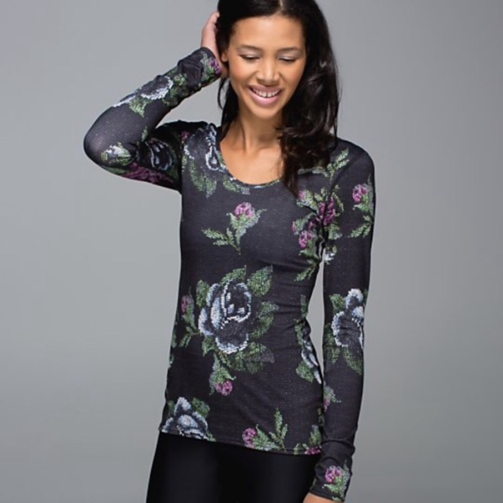 Lululemon Garden Party Floral Long Sleeve