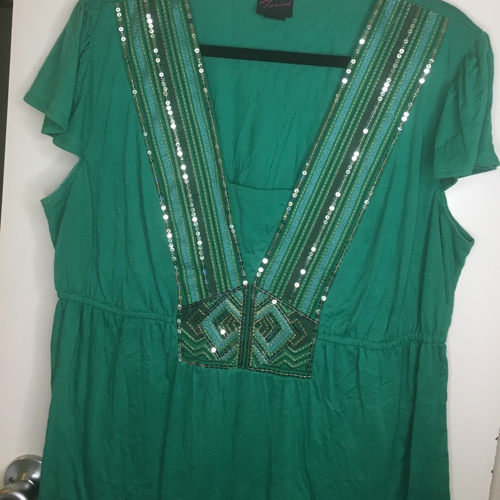 💎Sequenced Green Top💎