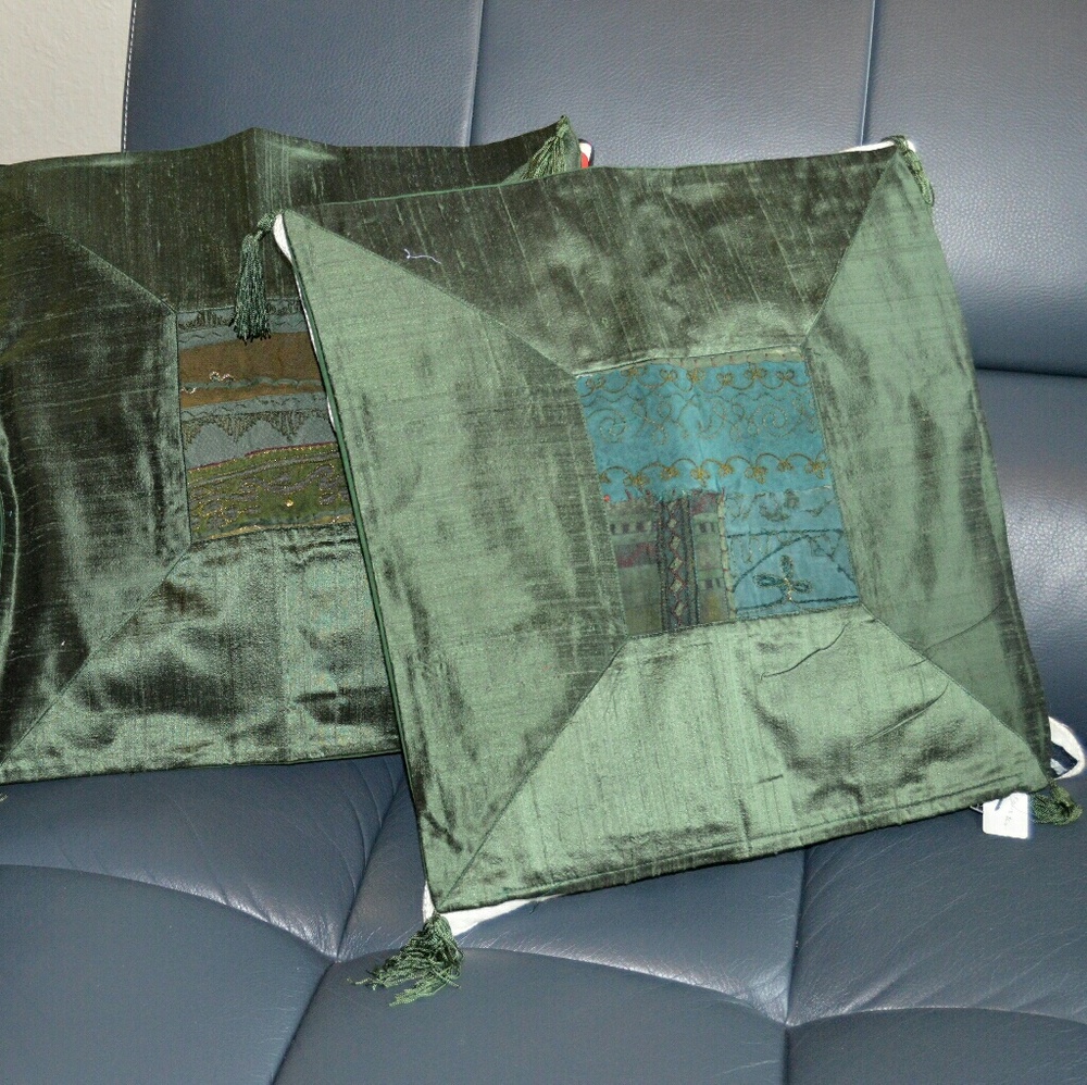 ❣SET Hindu 💮 Raw silk cushion Hindu