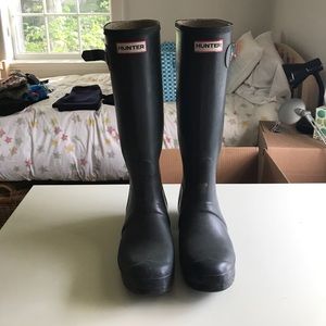 Hunter boots Navy