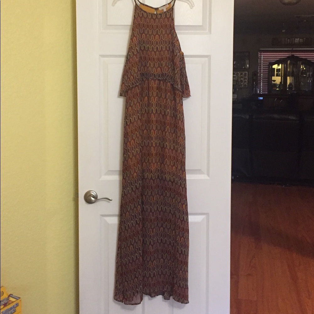 Stylish, multicolored summer dress