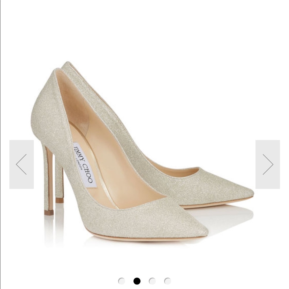 Jimmy Choo Romy 100 Bridal shoes