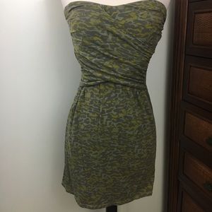 VS Camo Strapless T-Shirt Dress