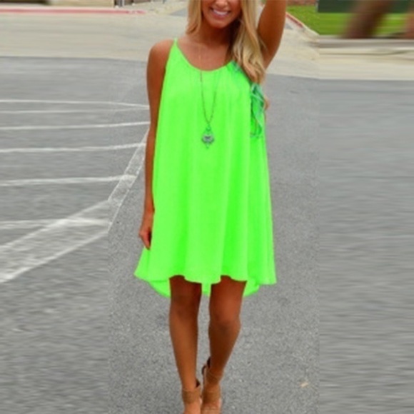 lime green sundress