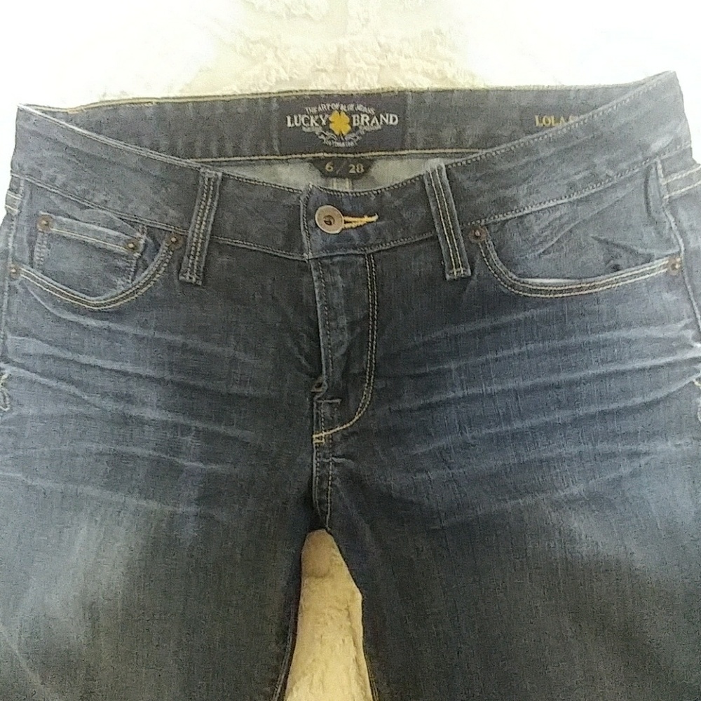 Lucky Brand Lola Skinny Jeans sz 6/28 - Picture 3 of 6