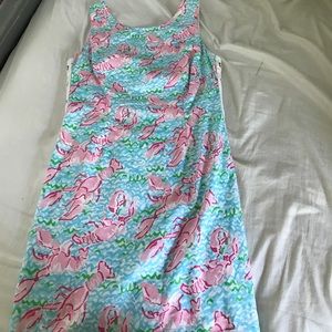 Lilly Pulitzer shift dress in LOBSTAH ROLL 🐚🌸