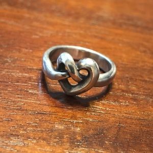 James Avery Heart Knot Ring - size 7.5