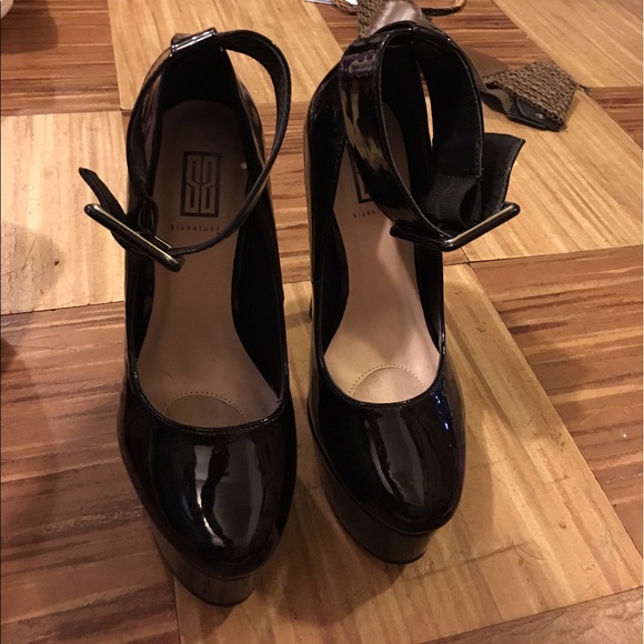 5.5 black heels NVR worn - Picture 2 of 3