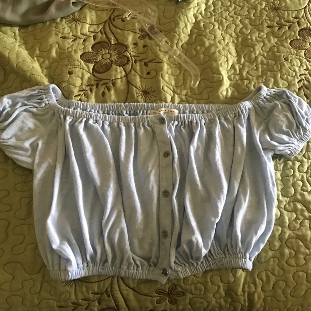Urban Outfitters Cropped Off The Shoulder