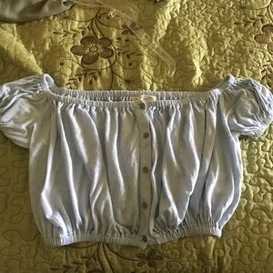 Urban Outfitters Cropped Off The Shoulder