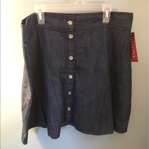 Denim skirt