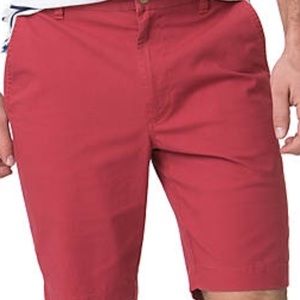 Chaps flat front preppy shorts, 100% cotton