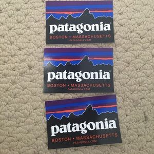 Patagonia Boston Stickers