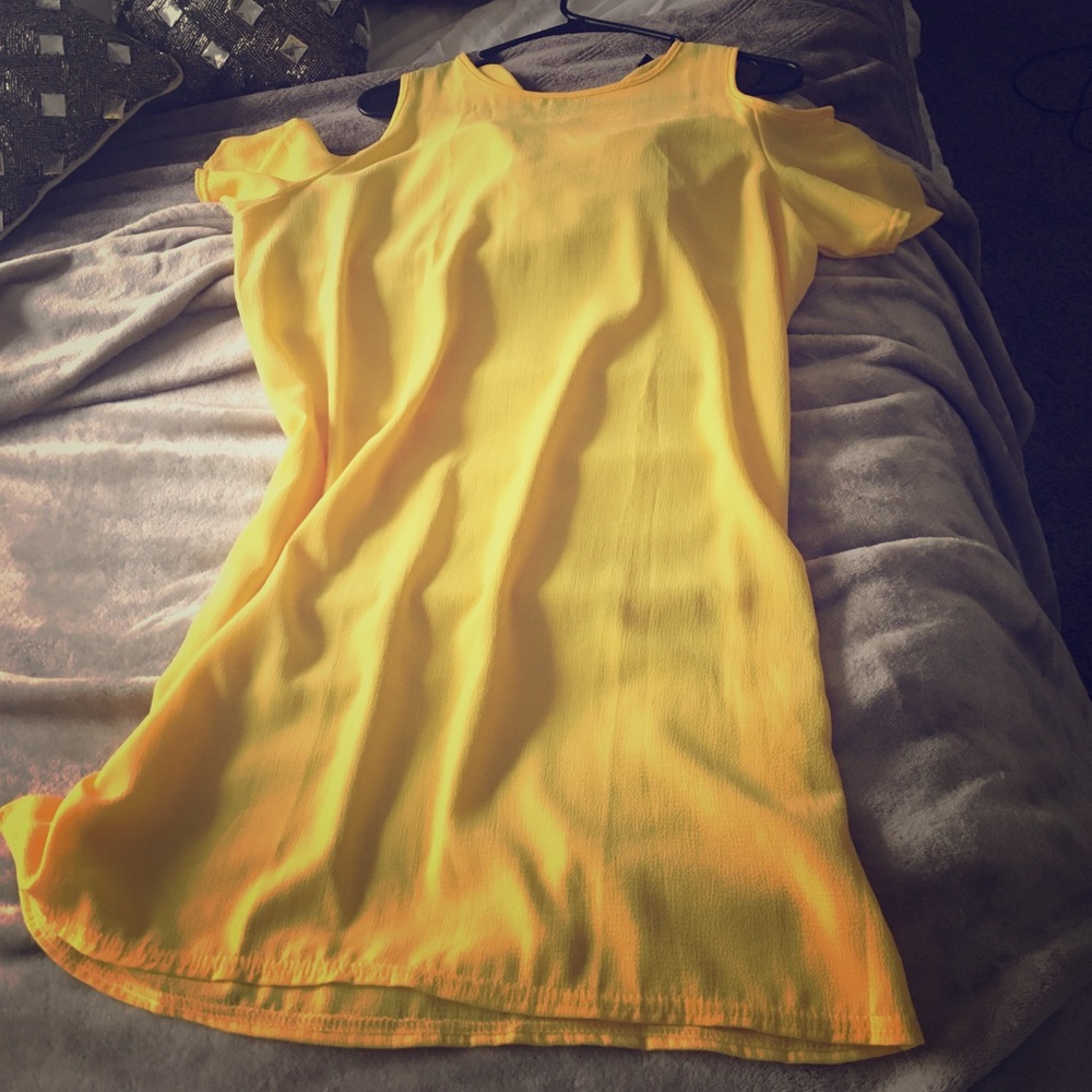 Yellow Shift Dress