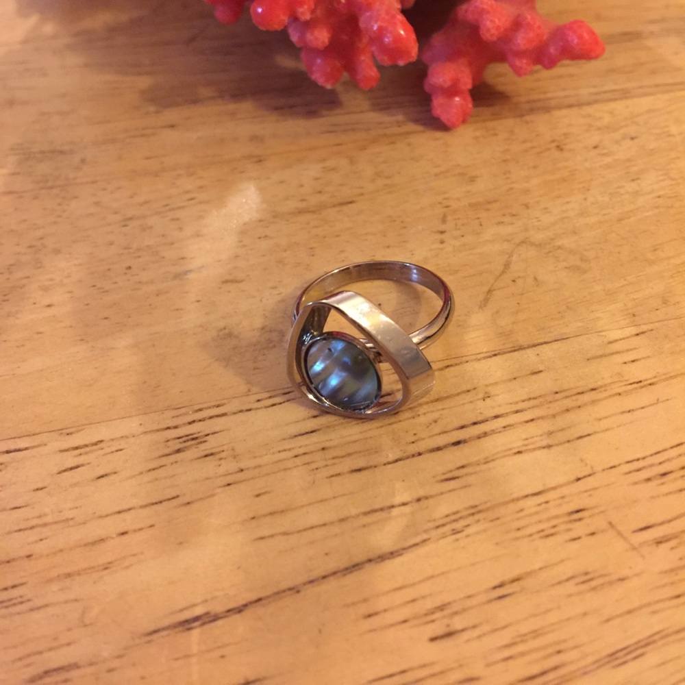 Abalone ring - Picture 3 of 4