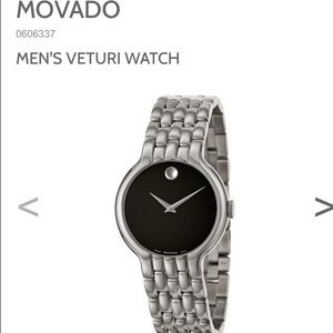 Authentic Movado men's Veturi watch