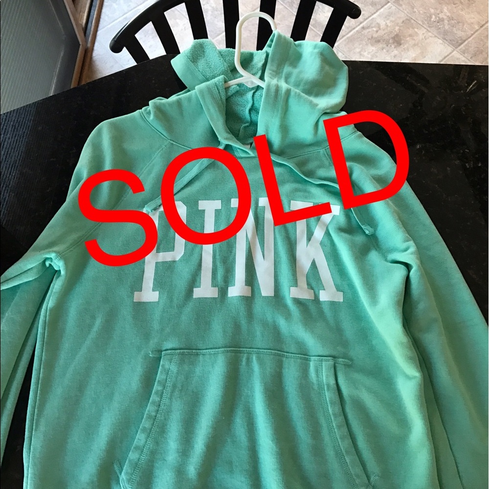 Mint Blue PINK Hoodie