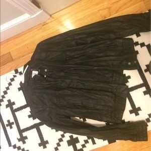 Faux Leather Jacket