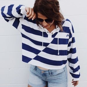 VINTAGE TOMMY LIKE PULLOVER SWEATSHIRT WOMENS L