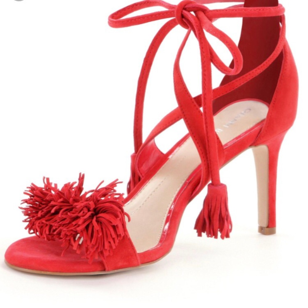 Red tassel Gianni Bini Shoes