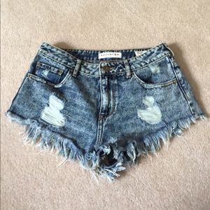 Pacsun Bullhead denim shorts