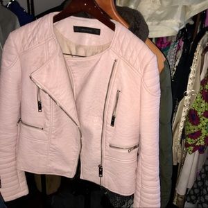 Zara leather jacket