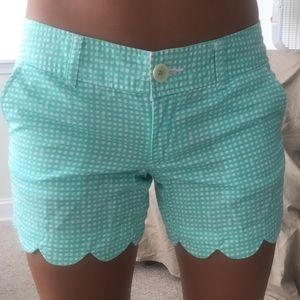 Lilly Pulitzer Buttercup Shorts in Blue Gingham