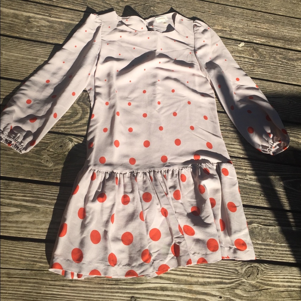 Anthropologie MOD polka dot Meadow rue dress