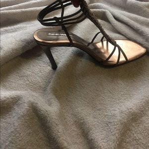 nwot brown nine west heels